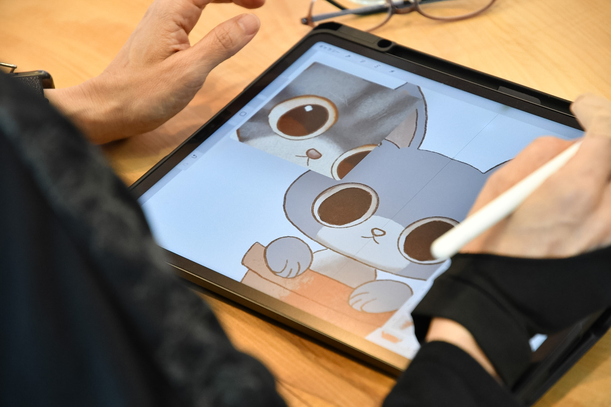 iPad制作の様子