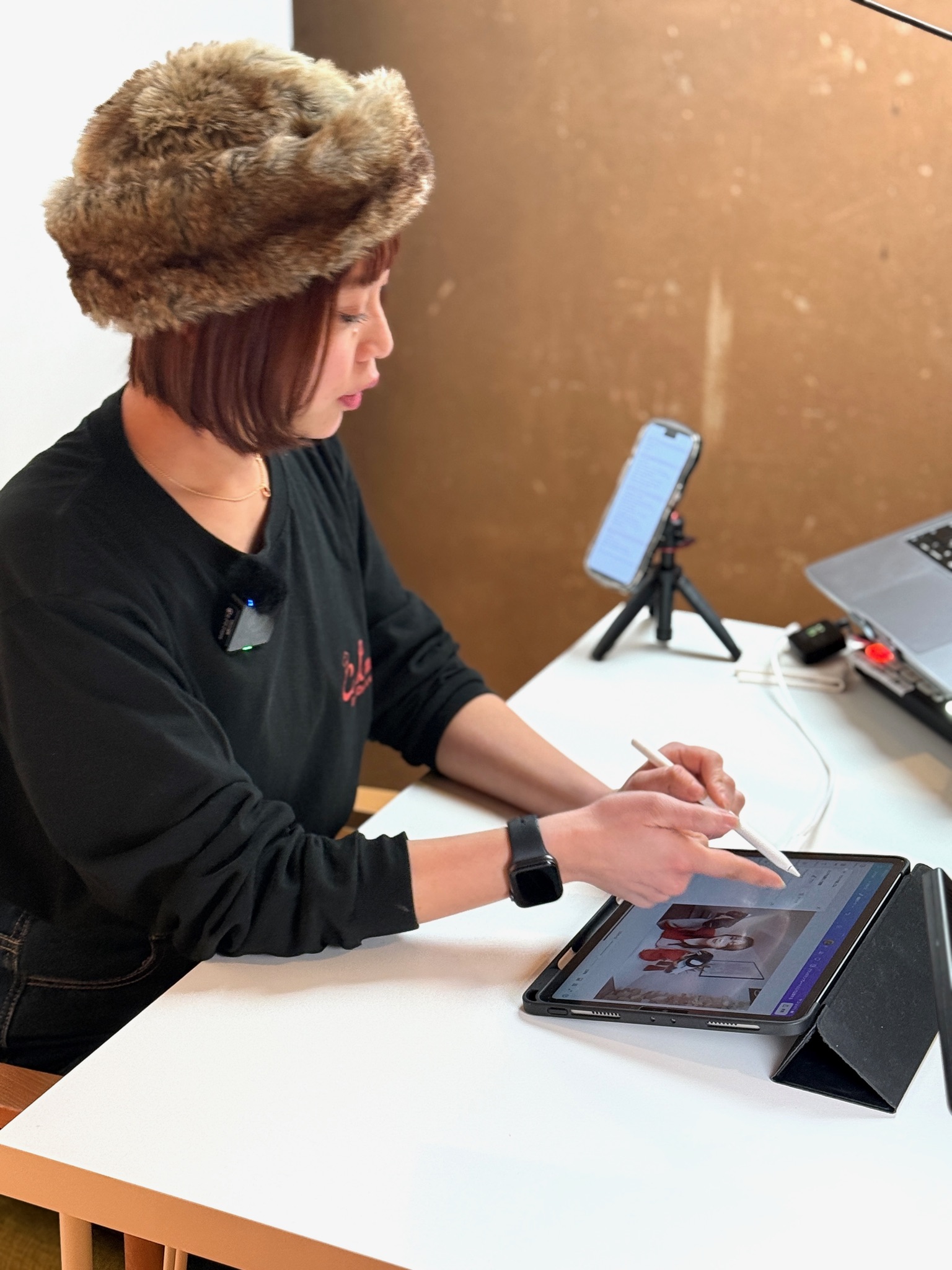 iPadmate Studioで働く様子 2